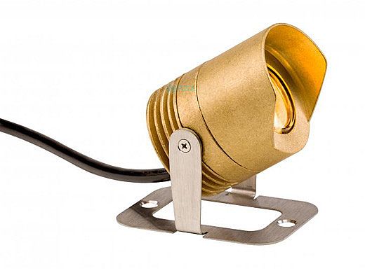 FX Luminaire LL 3 LED Under Water Light | Brass | Zone Dimming | LLZD3LEDBS