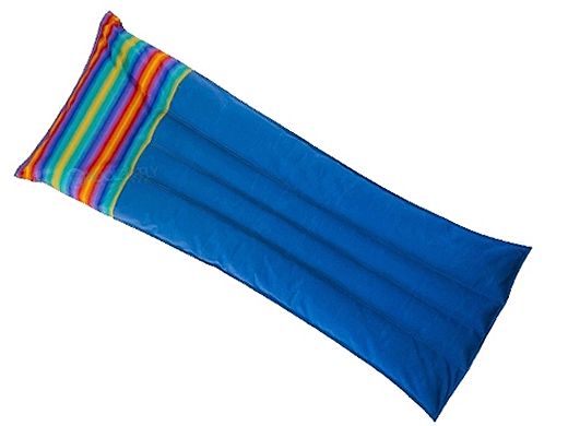 Texas Recreation Fab Foam Pool Float | Island Blue For Party Stripe Pillow | 8091000