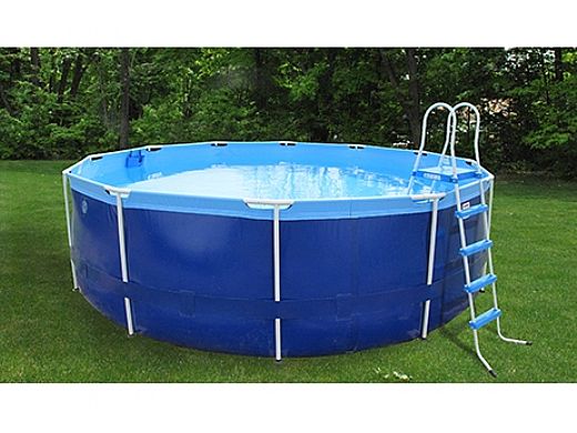 Splash-A-Round Pools Quik Swim Metal Frame Pool | 16' Round 48" Tall | QS1648