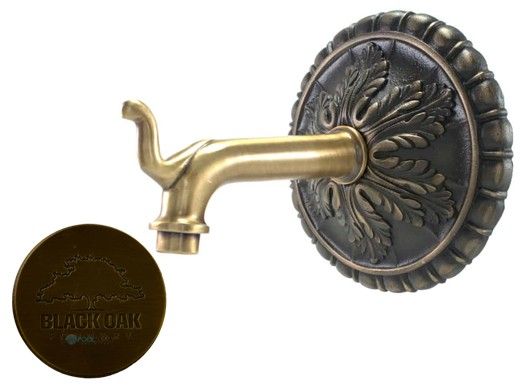 Black Oak Foundry Centurion Spout | Antique Brass / Bronze Finish | S35-AB | S37-AB