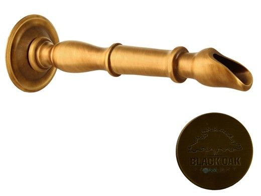 Black Oak Foundry Florentine Spout | Antique Brass / Bronze Finish | S24-AB