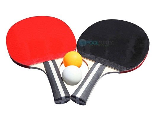 Hathaway Single Star Control Spin Table Tennis 2-Player Racket & Ball Set | NG2341P BG2341