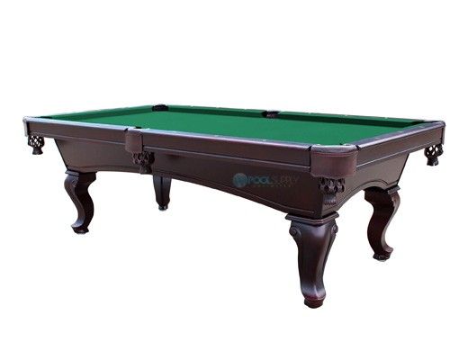 Hathaway Monterey 8-Foot Mahogany Slate Pool Table| Green Felt | NG2585GR