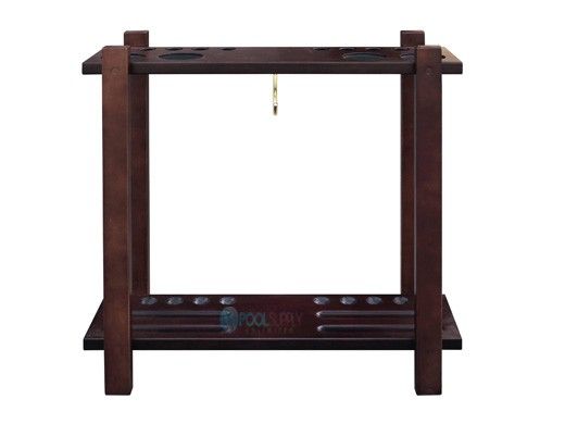 Hathaway Classic Floor Billiard Pool Cue Rack | Mahogany | NG2567M BG2567M