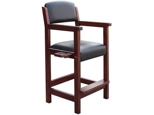 Hathaway Cambridge 30-In High Top Spectator Chair | Walnut Finish | NG2556W BG2556W