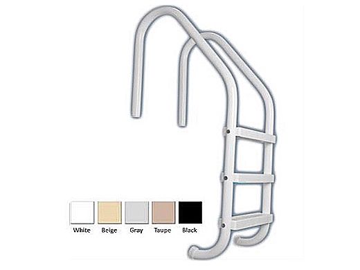 Saftron Economy 4-Step Ladder | .25" Thickness 1.90" OD | 24" W x 62" H | Beige | P-324-L4-B