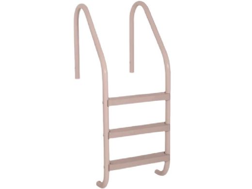 Saftron Economy 5-Step Ladder | .25" Thickness 1.90" OD | 24" W x 72" H | Taupe | P-324-L5-T