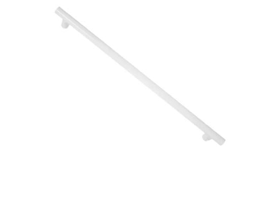 Saftron 2-Post Safety & Exercise Support Bar | .25 Thickness 1.90" OD | 5" W x 24" L | Single | White | X-24-W
