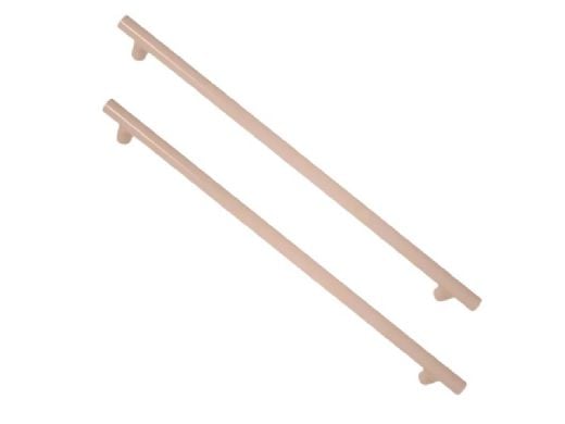 Saftron 2-Post Safety & Exercise Support Bar | .25 Thickness 1.90" OD | 5" W x 9" L | Pair | Taupe | X-09-T | X-09 PR-T
