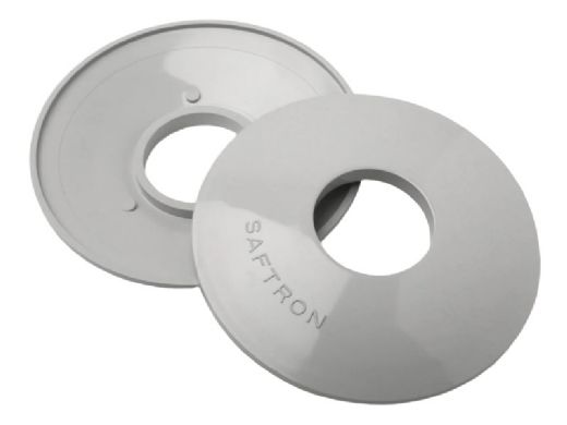 Saftron High Impact Vinyl Escutcheon | Pair | Grey | ESC-G