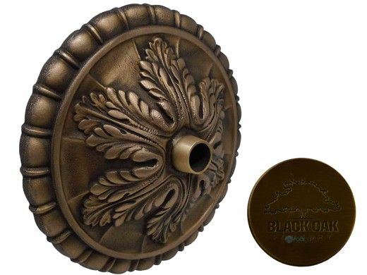 Black Oak Foundry Acanthus Leaf Emitter | Antique Brass / Bronze Finish | M220-AB | M235-AB