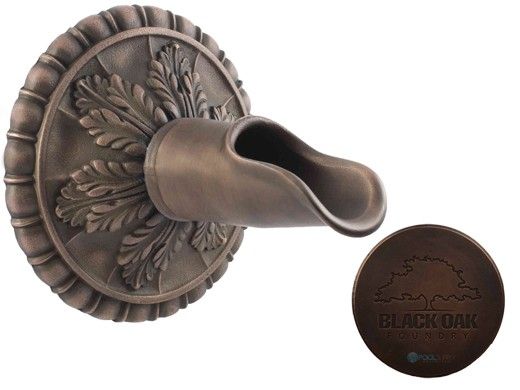 Black Oak Foundry Acanthus Scupper | Distressed Copper Finish | S96-DC