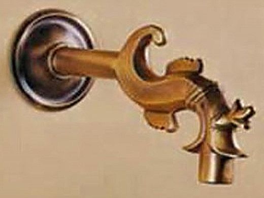 Fountains Unique Bologna Spout | Pewter | S22-Pewter