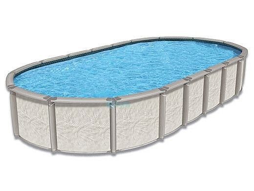 Azor 15' x 30' Oval Above Ground Pool Sub-Assembly Only | 54" Wall | PAZOFAL-YE153054RRRRRRI10-TS