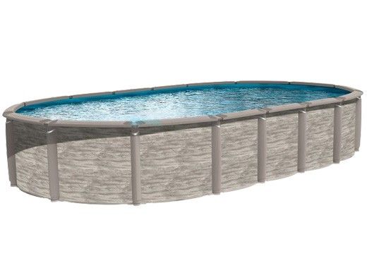 Azor 18' x 33' Oval Above Ground Pool Sub-Assembly Only | 54" Wall | PAZOCNV-YE183354RRRRRRI10-TS