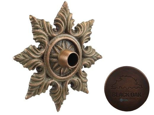 Black Oak Foundry Normandy Emitter | Distressed Copper Finish | S83-DC