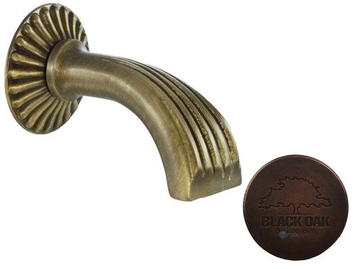 Black Oak Foundry Roma Spout | Distressed Copper Finish | S19-DC