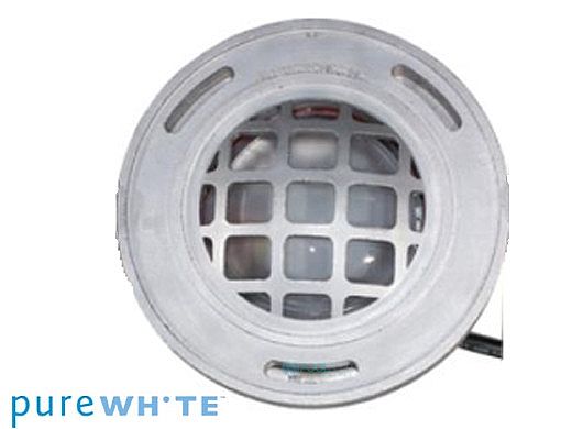 J&J Electronics PureWhite LED Underwater Fountain Luminaire | Guard Only No Base | 120V 50' Cord | LFF-S1W-120-WG-NB-50