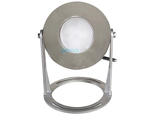 J&J Electronics PureWhite LED Underwater Fountain Luminaire | Base Only No Guard | 12V 10' Cord | LFF-F3L-12-NG-WB-10