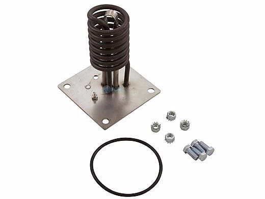 Flanged Incoloy Heater Element | 4.5KW 240V 5" X 5" Plate 6" | 12-0010-K
