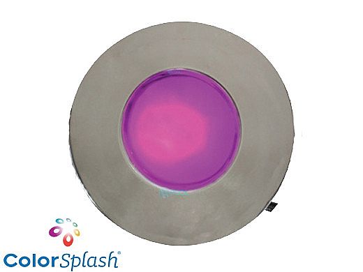 J&J Electronics ColorSplash LED Underwater Fountain Luminaire | No Base No Guard | 120V 10' Cord | LFF-F1C-120-NG-NB-10