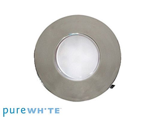 J&J Electronics PureWhite LED Underwater Fountain Luminaire | No Base No Guard | 120V 10' Cord | LFF-F1L-120-NG-NB-10