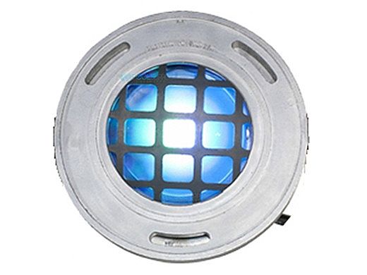 J&J Electronics ColorSplash LED Underwater Fountain Luminaire | With Guard No Base | 12V 100' Cord | LFF-F1C-12-WG-NB-100