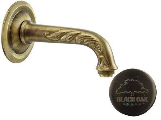 Black Oak Foundry Turin Spout | Brushed Nickel Finish | S34-BN