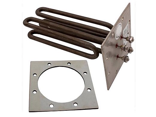Baker Hydro Flange Element | 4"x4" 1.5/6.0kW 7" 115/230v | 25-2477