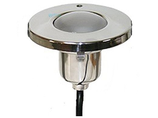 J&J Electronics PureWhite LED Underwater Fountain Luminaire | No Base No Guard | 120V 50' Cord | LFF-S1W-120-NG-NB-50