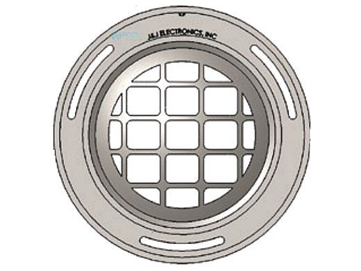 J&J Electronics PureWhite LED Underwater Fountain Luminaire | Guard Only No Base | 12V 100' Cord | LFF-S1W-12-WG-NB-100