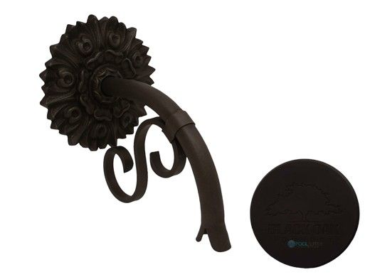 Black Oak Foundry Small Droop Spout with Versailles | Oil Rubbed Bronze Finish | S400-ORB