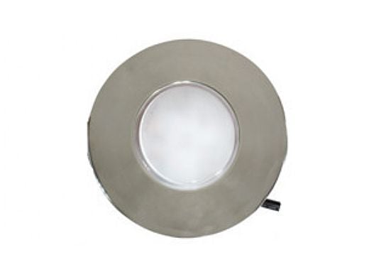 J&J Electronics PureWhite LED Underwater Fountain Luminaire | No Guard No Base | 12V 10' Cord | LFF-F1W-12-NG-NB-10