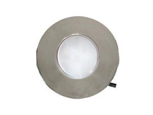 J&J Electronics PureWhite LED Underwater Fountain Luminaire | No Guard No Base | 12V 30' Cord | LFF-F1W-12-NG-NB-30