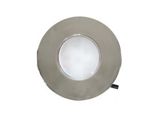 J&J Electronics PureWhite LED Underwater Fountain Luminaire | No Base No Guard | 12V 100' Cord | LFF-F3L-12-NG-NB-100