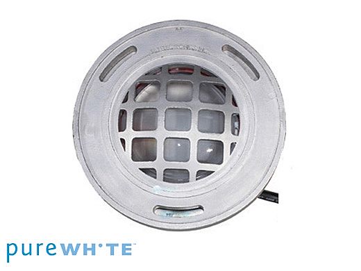 J&J Electronics PureWhite LED Underwater Fountain Luminaire | Guard Only No Base | 120V 10' Cord | LFF-F3W-120-WG-NB-10