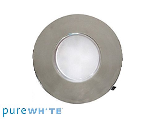 J&J Electronics PureWhite LED Underwater Fountain Luminaire | No Base No Guard | 120V 100' Cord | LFF-F3W-120-NG-NB-100