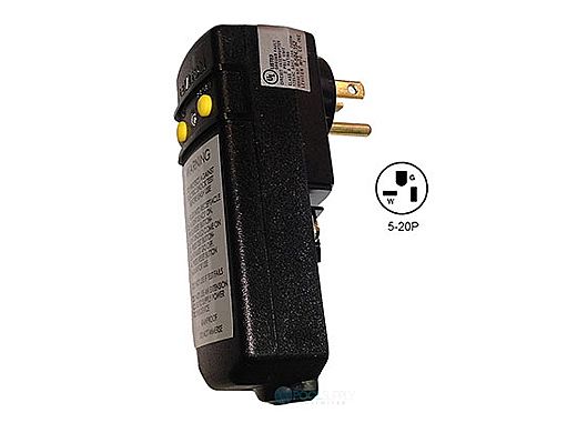 Leviton GFCI 20Amps 110V 90 Degree Plug Without Cord | 5-10-0027