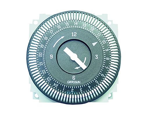 Grasslin Electromechanical Time Clock | 220V 15A 50HZ 24 hr 5 Lug | FM1 STUZ-240V50HZ