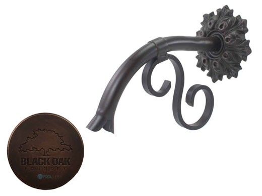Black Oak Foundry Small Droop Spout with Bordeaux | Distressed Copper Finish | S401-DC | S421-DC