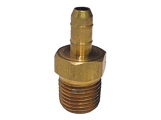 Spa Builders Ozone Fitting .25" Barb X .125" MPT Brass | X28-62