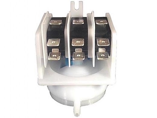 Allied Air Switch: 4-Function - 21A - Blue Cam - 8-32" - Side | 3-30-0041