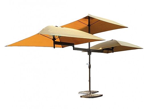 Blue Wave Tigris Tri-Canopy Market Umbrella | NU6501B