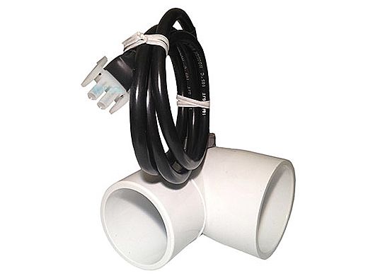 Flow Switch: Mounted - 2" Slip x Slip - 90 Degree - SPST - With 36" Cord - 2-PIN AMP | 5-20-0011