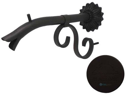 Black Oak Foundry Small Courtyard Spout with Small Nikila | Oil Rubbed Bronze Finish | S7580-ORB | S7585-ORB