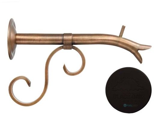 Black Oak Foundry Small Courtyard Spout with Turin | Oil Rubbed Bronze Finish | S7534-ORB