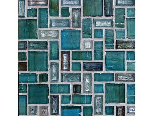 National Pool Tile Cosmopolitan Mosaic Glass Tile | Turquoise | COS-MIAMI