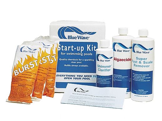 Blue Wave Pool Chemical Spring Start-Up Kit | 7,500 Gallon | NY976