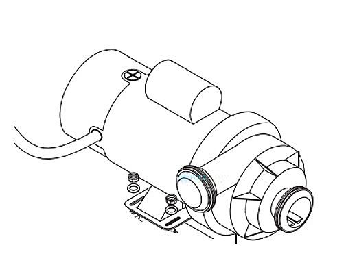 Jacuzzi 3 HP 240V 1SP K-Pump | 2500-251