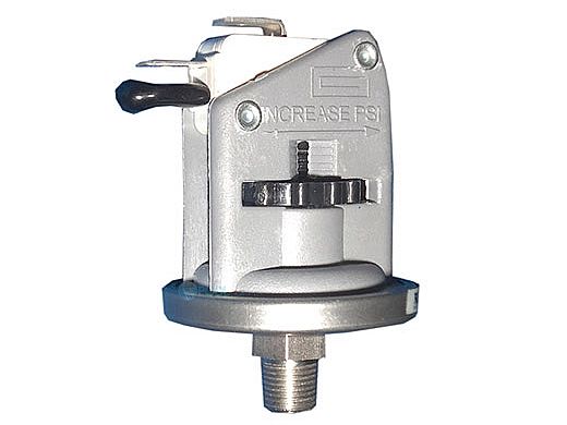 Allied Pressure Switch Universal - 25A - 1-8in NPT - SPDT - 1-5PSI - Stainless Base | 800122-5